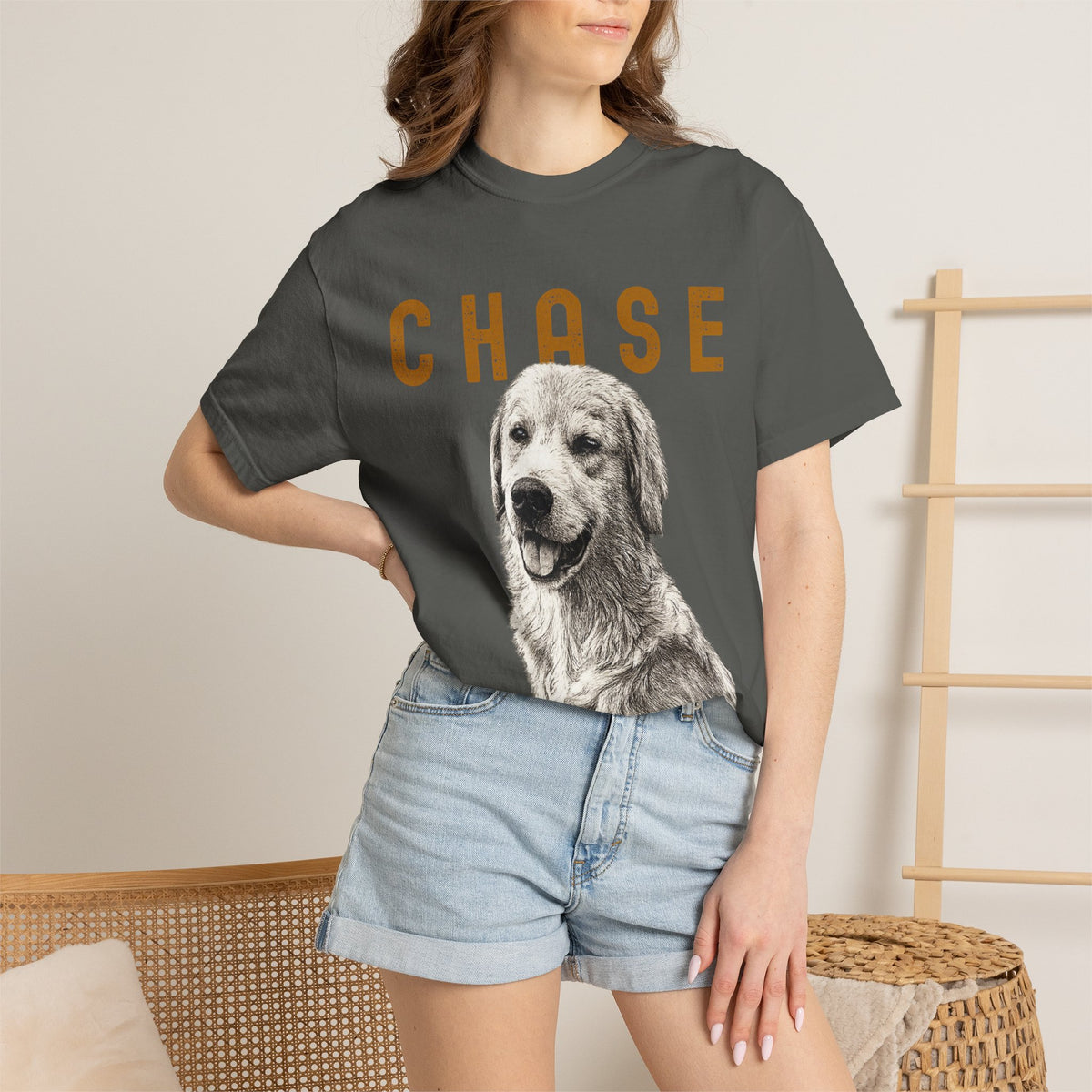 Pet PersonalizedT-Shirt —  Pet Portrait Tee with Name