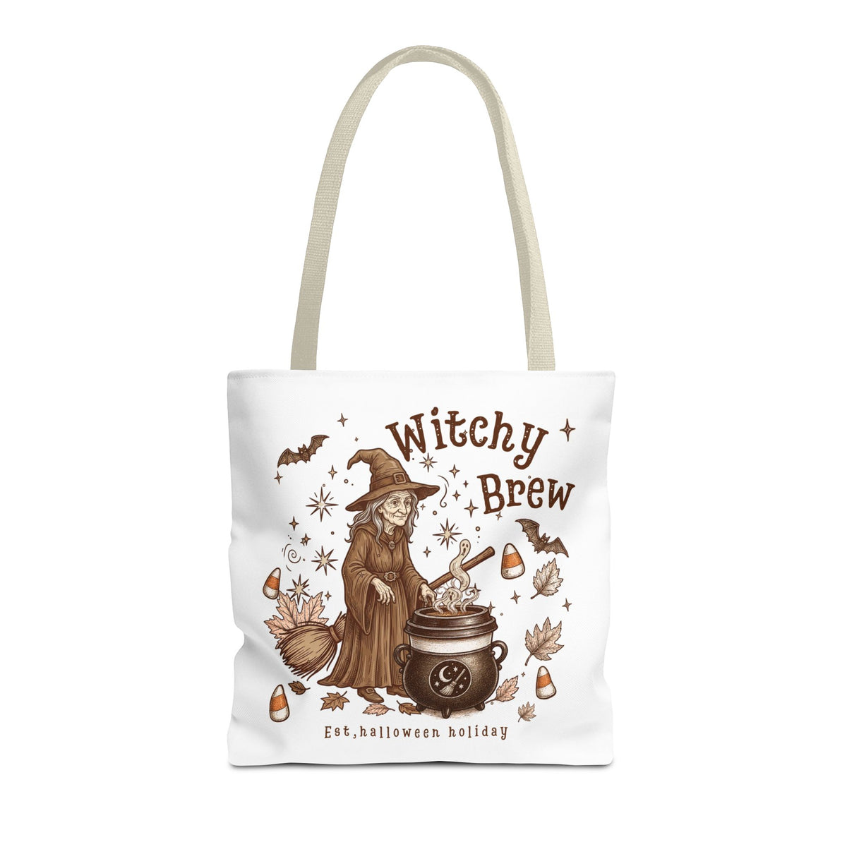 Witchy Tote Bag : Halloween tote witchy brew