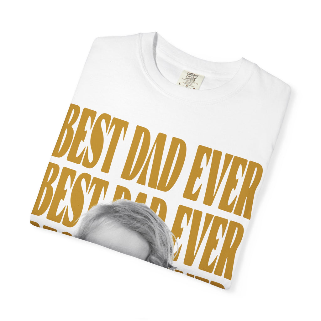 Best Dad Ever T-Shirt — Personalized Retro Photo Father's Day Tee