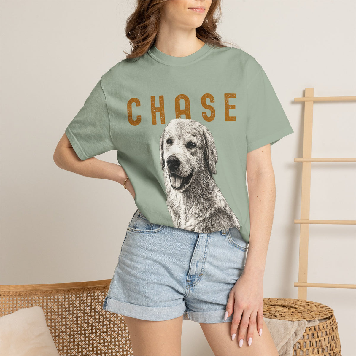 Pet PersonalizedT-Shirt —  Pet Portrait Tee with Name