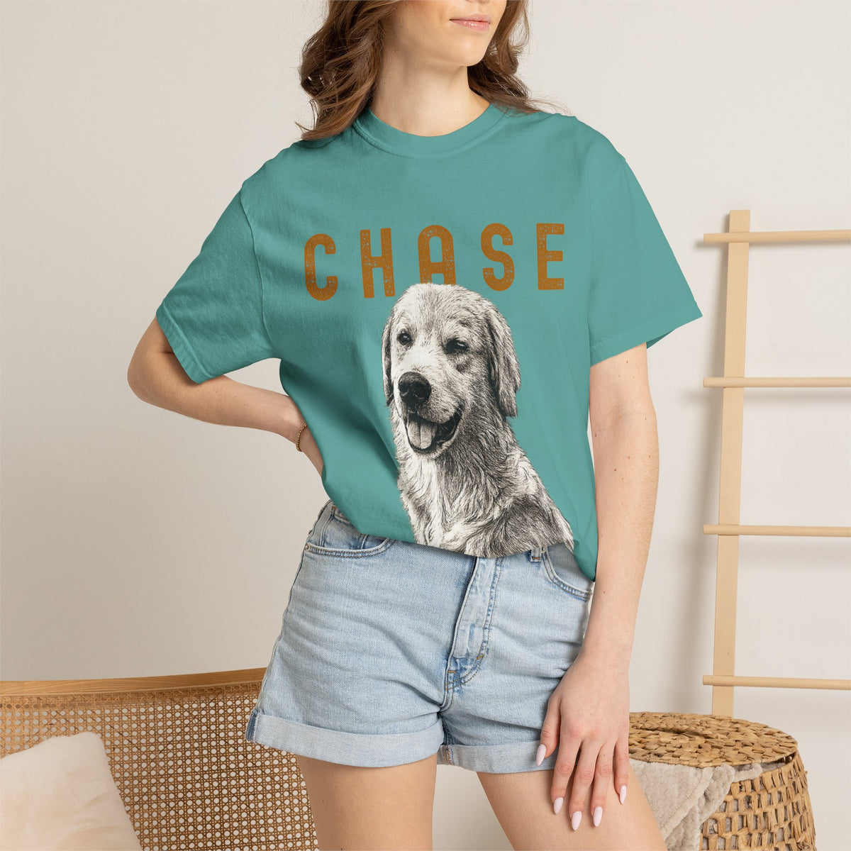 Pet PersonalizedT-Shirt —  Pet Portrait Tee with Name