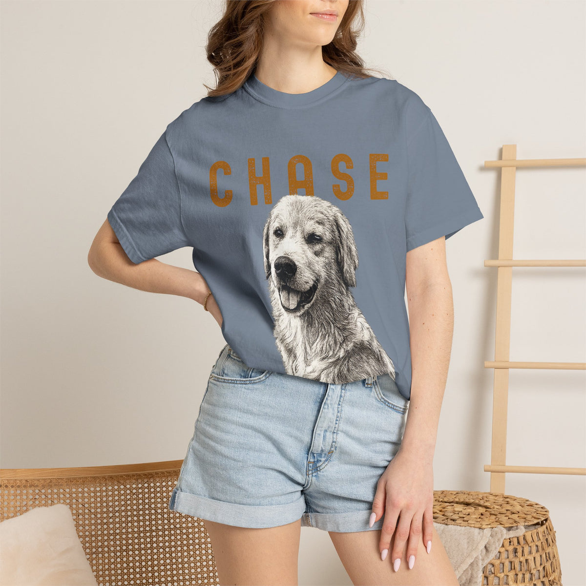 Pet PersonalizedT-Shirt —  Pet Portrait Tee with Name