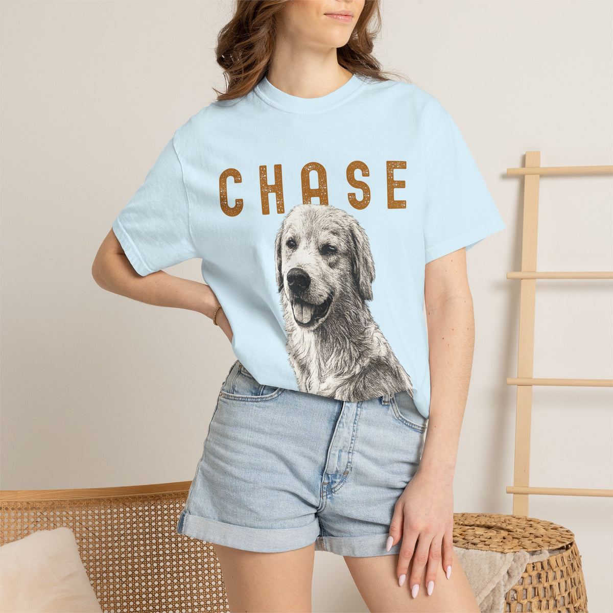 Pet PersonalizedT-Shirt —  Pet Portrait Tee with Name