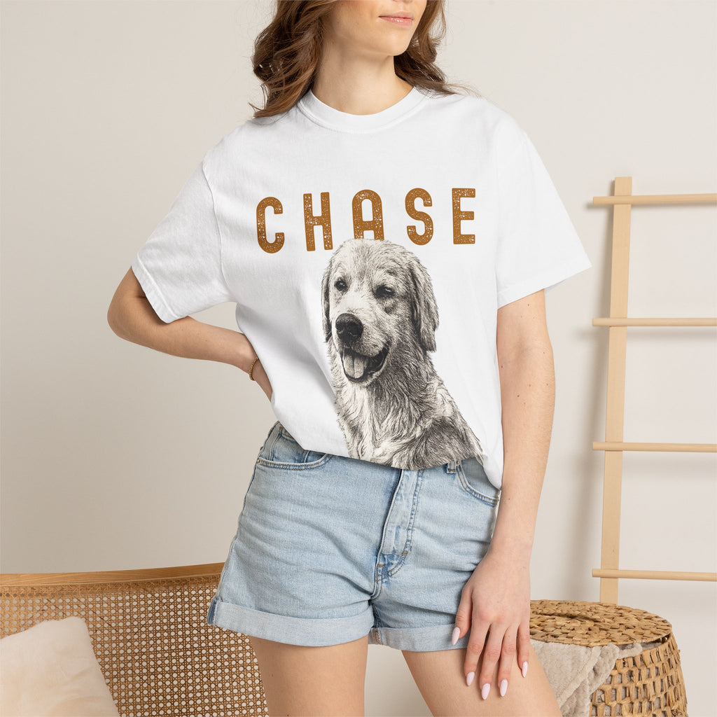 Pet PersonalizedT-Shirt —  Pet Portrait Tee with Name