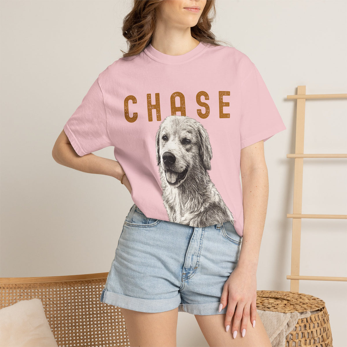 Pet PersonalizedT-Shirt —  Pet Portrait Tee with Name