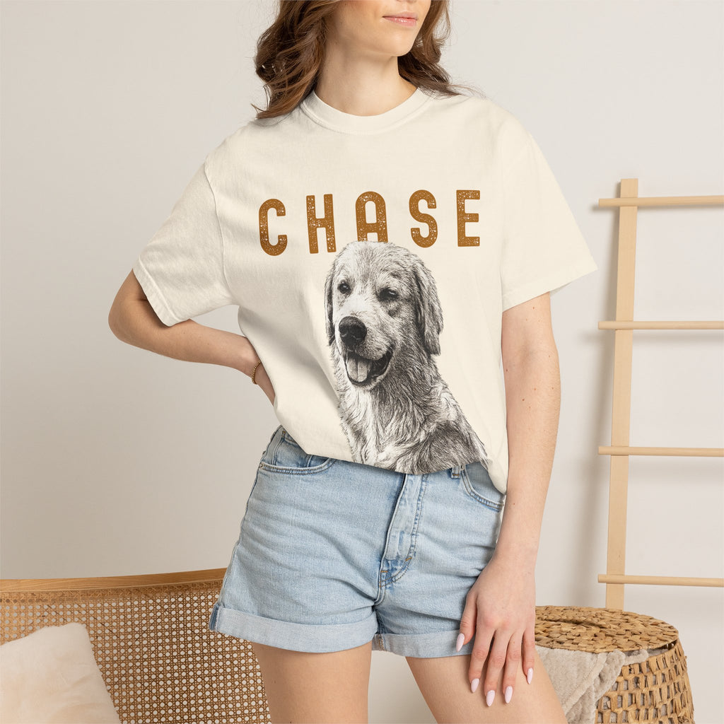 Pet PersonalizedT-Shirt —  Pet Portrait Tee with Name