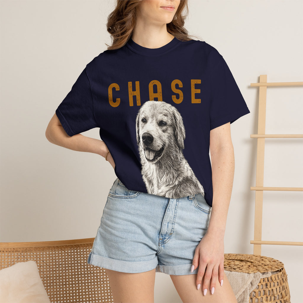 Pet PersonalizedT-Shirt —  Pet Portrait Tee with Name