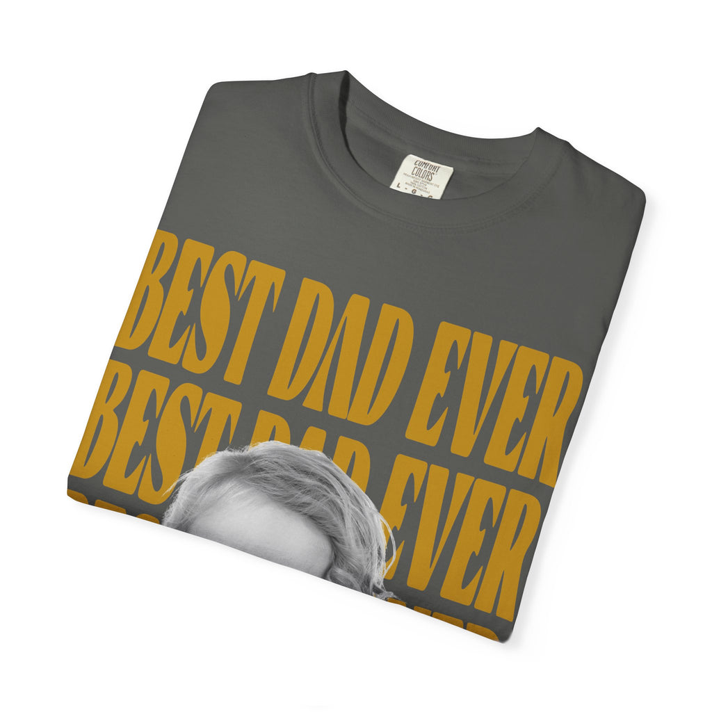 Best Dad Ever T-Shirt — Personalized Retro Photo Father's Day Tee