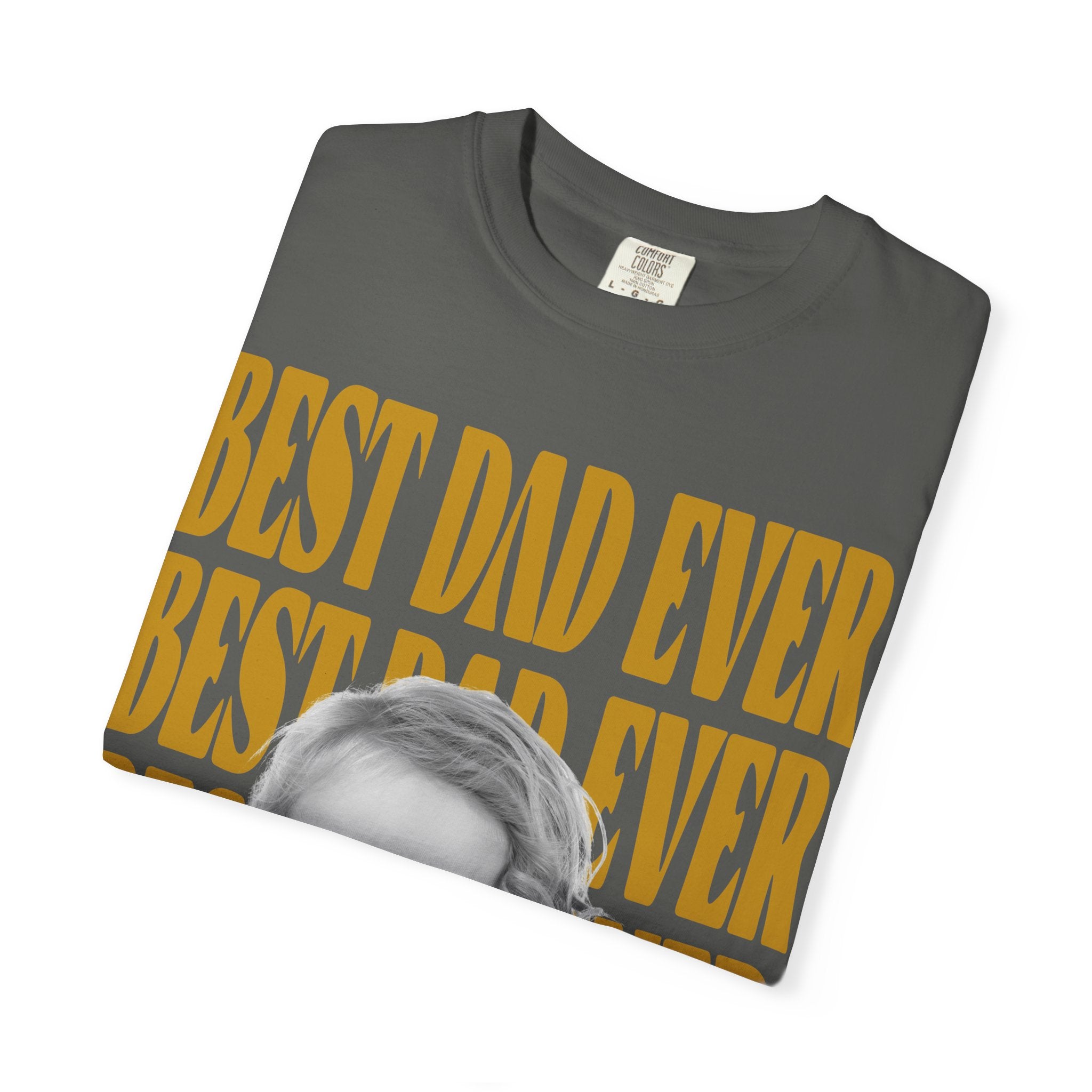 Best Dad Ever T-Shirt — Personalized Retro Photo Father's Day Tee