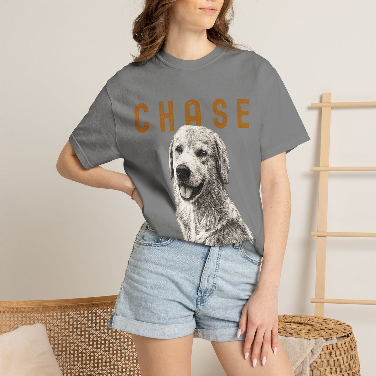 Pet PersonalizedT-Shirt —  Pet Portrait Tee with Name