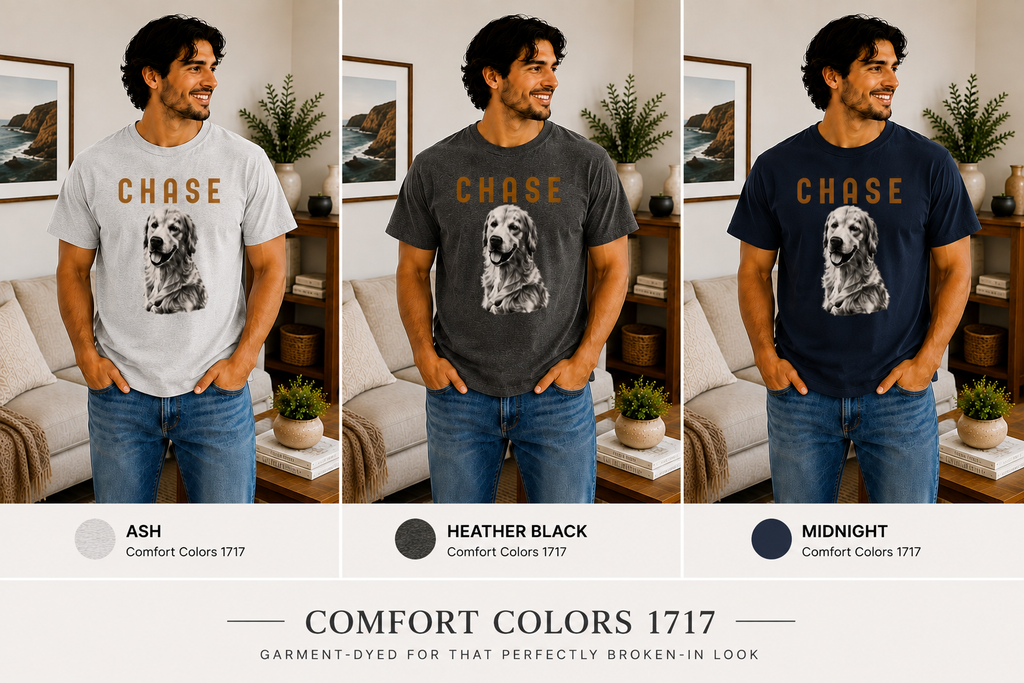 Pet PersonalizedT-Shirt —  Pet Portrait Tee with Name