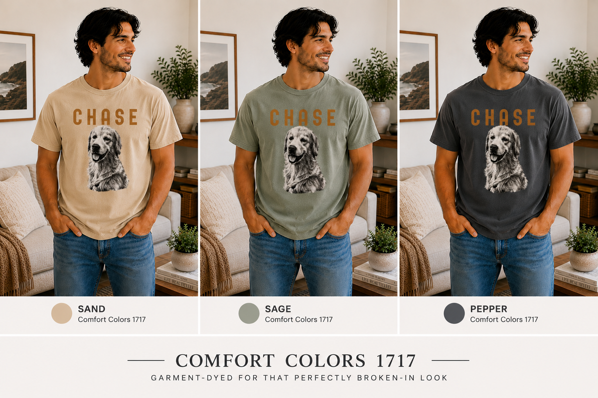 Pet PersonalizedT-Shirt —  Pet Portrait Tee with Name