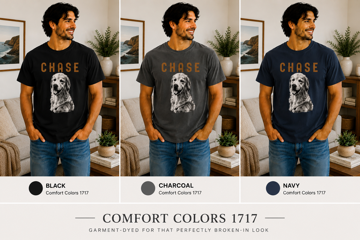 Pet PersonalizedT-Shirt —  Pet Portrait Tee with Name