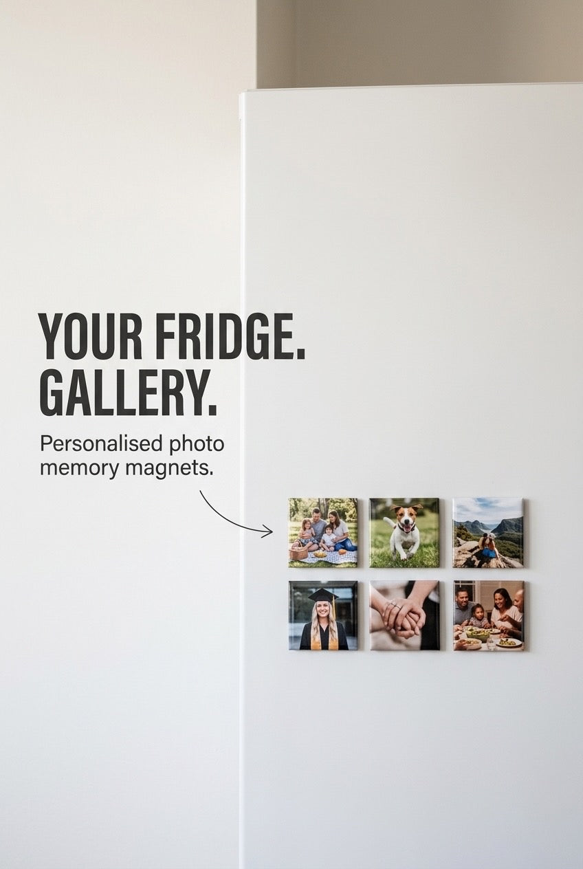 Personalized gift photo magnet