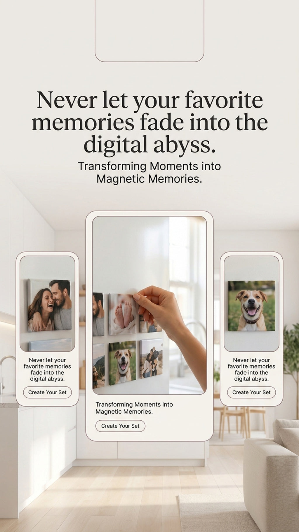 Custom Photo Magnet 2x2 inch pack of 9