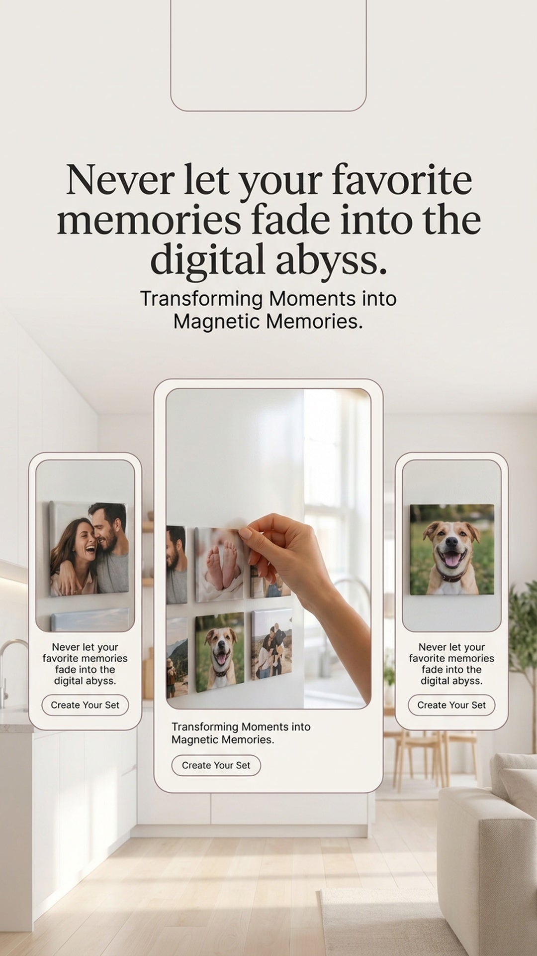 Custom Photo Magnet 2x2 inch pack of 9